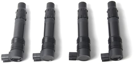 Motorrad Zündspulen-Set (4er Pack) für Kawa.saki Ninja ZX12R ZX1200A 2000-2003, Ninja ZX9R ZX900F 1998-2002, 129700-5350 Moto Ersatz-Zubehörteile
