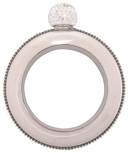 Aboiled Bracelet en acier inoxydable Bouteilles Portable Vin Whisky Flasque Drapeau Boisson Bouteille de Cuisine Récipient de Vin Récipient Argent