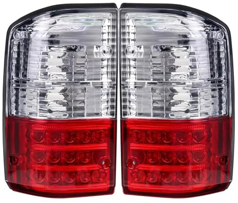 aejghfwjh Feux Arrière Voiture Pour Nissan Pour Patrol GQ Y60 GR 1987-1997 Pare-chocs Arrière LED Feu Arrière Brouillard Fumé Frein Stop Clignotant Lampe Feu Arrière(L-R1)