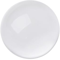 GARVALON Bola de Cristal Esfera Sólida Transparente para Fotografía Meditación Decoración Centro Mesa Feng Shui