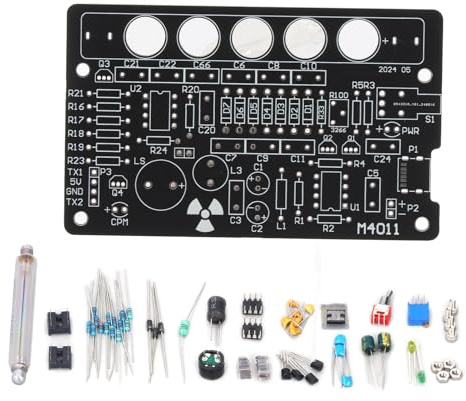 Bausatz DIY, Strahlungsmessgerät Module mit M4011, Schwarz - Hohe Zuverlässigkeit, Vielseitige Strahlungsdetektion, Für Strahlungsüberwachung