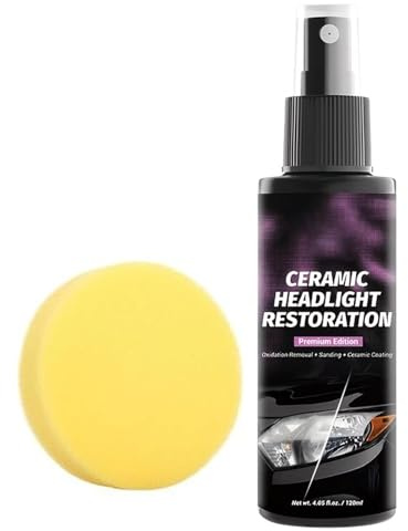 Restaurador de faros 120 ml pulimento automotriz acción rápida