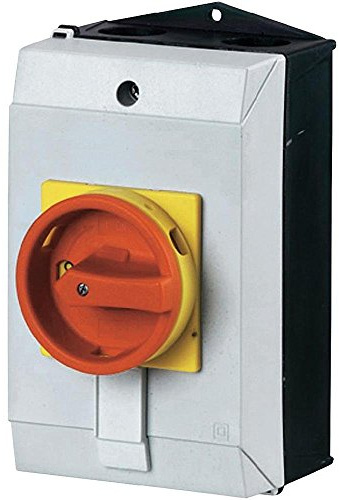 Eaton P1 Trennschalter 3-polig Bündige Montage 25A 13 kW Schwarz IP65 3, 1-phasig