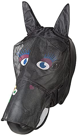 PFIFF 101013 Masque Anti-Mouches avec Motif pour Chevaux