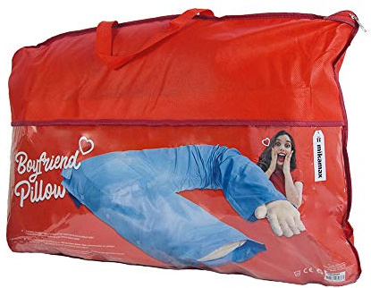 mikamax Boyfriend Pillow - Lustiges Kissen - Geschenk Junggesellin - Gewichteter Arm