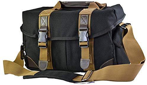 Large DSLR SLR Camera Shoulder Bag Case Compatible for Nikon D3400 D3500 D850 D5300 D5600 D7200 D7500 D750 Canon EOS M50 M100 4000D 2000D 800D 80D 77D etc