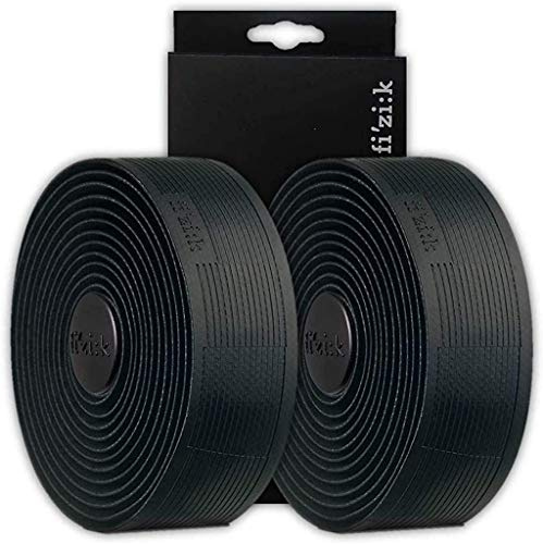 Fizik Vento Tacky Black Bar Tape | Microtex, Solocush | 2 Rolls of Tape (Vento - 2.7mm - Solocush - Tacky)