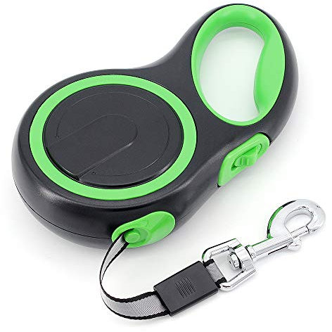 MoYouno 8M Lange einziehbare Hundeleine, hundeleine ausziehbar,Leine 8m,High-End Pet Lead Automatische ausziehbare Hundetrainingsleine bis zu 50kg für Kleine, Mittelgroße und Große Hunde (Grün)