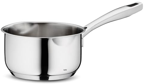kela Casserole à manche 12 cm FLAVORIA, Casserole à induction 0,6 L, Graduation intérieure, Pot à lait avec bec verseur, sans revêtement