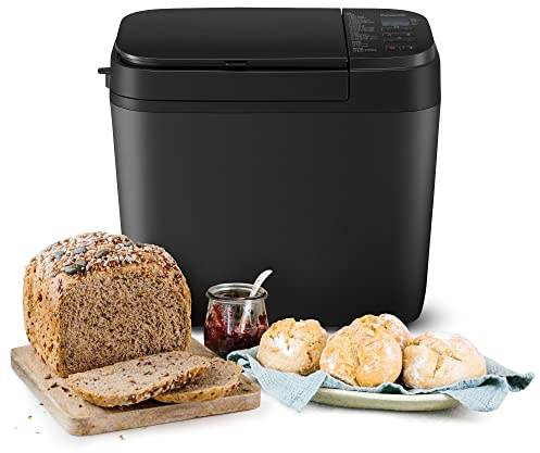 Panasonic SD-R2530 Automatic Bread Maker, with Nuts Dispenser, 30 Programmes, 4 Gluten-Free Mode, Dual Temperature Sensors, 13 Hours Digital Timer, Black
