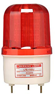 Luz de advertencia giratoria, 12 V, 24 V, 220 V, luz LED LTE1101J, lámpara de señal de advertencia de emergencia IP45, con sonido para coche, camión, taller