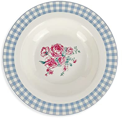 Nada Home Service d'assiettes creuses Isabelle Rose Julia Shabby Chic en porcelaine 6 pièces 5109