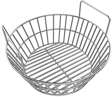BMMXBI Cesto in carbone di legna per grande grande griglia GGG verde Pit Boss, Louisiana Kamado Joe Grill, in acciaio inox