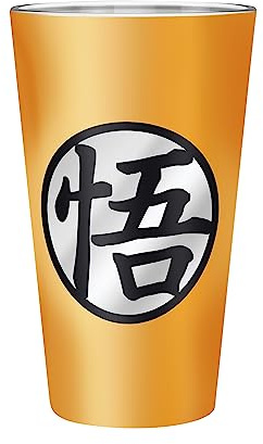DRAGON BALL - Premium Large Glass - 400ml - Goku Saiyan - box