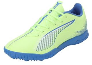 Puma Unisex Adults Ultra 5 Play TT Soccer Shoe, Fizzy Apple-Puma White-BLUEMAZING, 42 EU