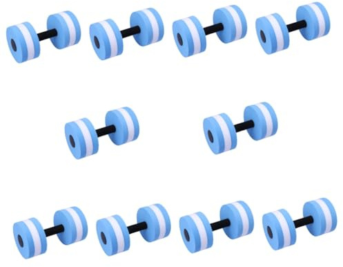 Supvox 4 Stück Aqua Fitness Wassersport schwimmtraining schwimmutensilien aquaifnesse Schwimmbarren Schwimmzubehör Voll mit Wasser Spielzeug Hantel Fräulein Fitnessgeräte