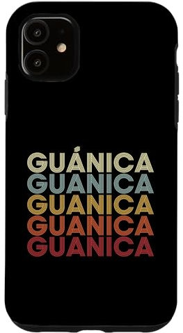 Hülle für iPhone 11 Guanica Puerto Rico Guanica PR Vintage Text