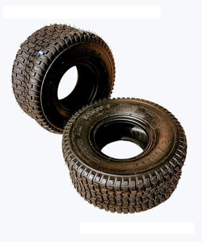 Reifen 2x 15x6.00-6 4PR JUNKAI Rasentraktor Aufsitzmäher Schneeräumer Quad