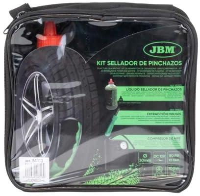 KIT SMART REPAIR SET COMPRESSORE LIQUIDO 500ml GONFIA E RIPARA AUTO MOTO+ Guanti