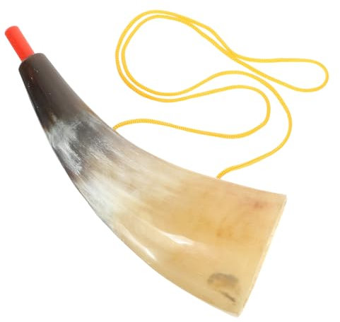 Hohopeti 1stück Horn Ochsenhorn Authentisches Piraten- Für Halloween Und Cosplay Dekorativ Und Leicht Für Kostümpartys Und Rollenspiele