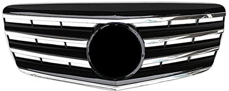Frontkühlergrills AMG Style Car Front Bumper Racing Grill Mit Emblem Für M&ercedes Für B&ENZ E-Klasse Für W211 Für E350 Für E320 Für E280 Für E500 Für E550 2007-2009