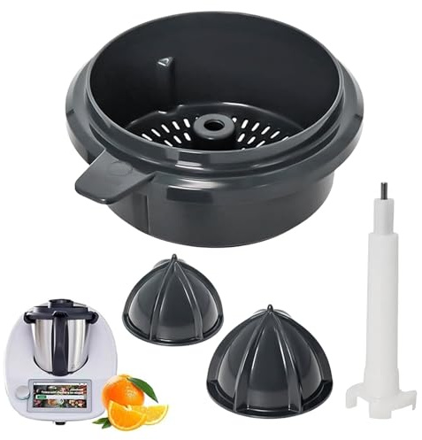 Rynplex Zitruspresse, Orangensaft-Extraktion, physikalische Presse, Extraktion und Trennung von reinem Saft, for Thermomix TM5/TM6-Kochgerät Entsafter-Filtersieb