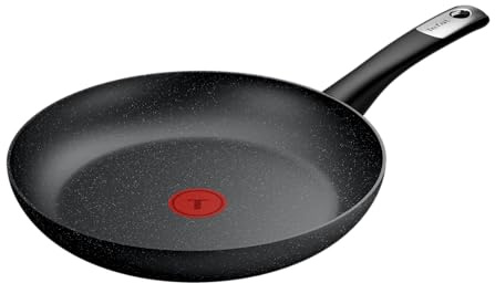 Tefal Explore Stone G7 Bratpfanne 28 cm – Antihaft Pfanne Induktion geeignet, Thermo-Signal, kratzfeste Beschichtung in Steinoptik, für Gas, Ceran & Elektro, ideal für Fleisch & Gemüse - G01106