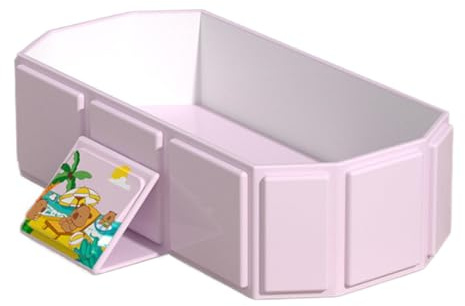 Faltbare Badewanne Für Kleinkinder – Kompaktes PVC-Badebecken, Struktur Der Babywaschstation, Sicheres Griffdesign Am Boden, Leicht Für Hygienebehälter | Kindertagesstätte, Zuhause, Badezimmer, Kinder