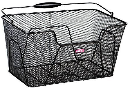 Proline Rinaldo Hinterradkorb, schwarz, 48 x 28 x 17 cm