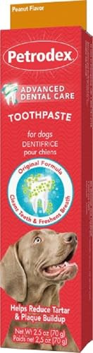 Petrodex Naturales Pasta de Dientes Perro – Cacahuetes – 2,5 oz
