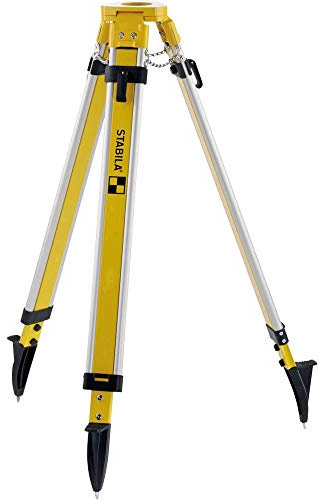 STABILA Baustativ BST-S, für Laser und Nivelliergeräte, Höhe: 100–160 cm, 5/8-Gewindeschraube