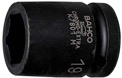 Bahco K7801Z-3/4 Hexagon Socket, Black, 1/2-3/4-Inch
