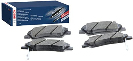 Bosch BP1484 - Pastiglie Freni Auto, Asse Anteriore - Qualità Bosch - Riduzione del Rumore e della Polvere - Certificazione ECE-R90 - Senza Rame - 1 Confezione da 4 Pastiglie
