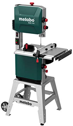 Metabo 619009000 - Sierra de Cinta Bas 318 Precision WNB - Monofásica, Verde