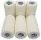 PintoMed - Bendaggio Coesivo - BIANCO - garza elastica, 6 rotoli x 10 cm x 4.5 m autoadesiva flessibile bende, qualità professionale, primo soccorso Sports Wrap bende - Confezione da 6