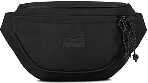 JOHNNY URBAN Bauchtasche Damen & Herren Schwarz - Ben - Gürteltasche aus für Alltag, Festival & Sport - Hochwertige Hip Bag Crossbody Tasche - Wasserabweisend