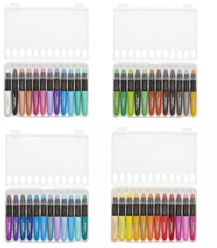 KINGART GEL STICK Set, Artist Pigment Crayons, 48 Unique Colors, Water Soluble, Creamy, and Odorless, Use on Paper, Wood, Canvas and more