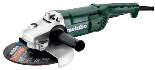 metabo Winkelschleifer WP 2200-230 - 2200 W, Ø 230 mm, 6600 U/min, 13,5 Nm Drehmoment - Mit Totmannschalter, Sicherheitsschalter, Zusatzhandgriff, ideal für Trennen & Schleifen von Metall & Stein