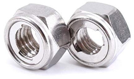 Edelstahl 304, Metall-Kontermutter, Metall-Selbstsicherungsmutter, Kontermutter-M12