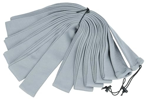 vhbw Housse de protection compatible avec Air Master tuyaux d'aspiration centralisée - Ø 60 mm, 11 m long gris