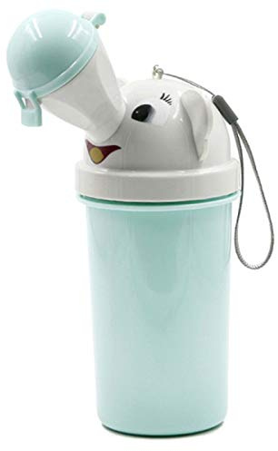 Tragbares Baby Kind Töpfchen, Urinal Notfall Toilette für Jungen | Reise-Urinalleiter für Camping, Auto, Stau Reisen, Hellblau (für Jungen)
