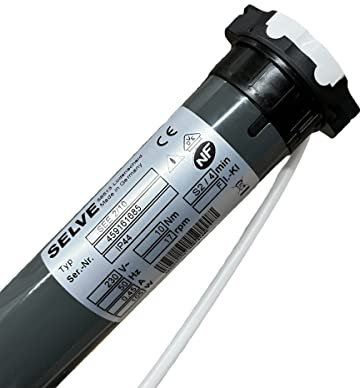 Selve SEE 2/10 Plug&Play Rollladenmotor, automatische Endlageneinstellung, Hindernisserkennung & Festfrierschutz | Betriebsbereit in 5 Minuten