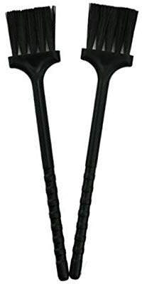 Felliserty Lot de 2 brosses, rasoirs, rasoirs, clavier, noir, en nylon, plastique, buste pour ponçage
