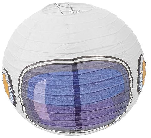 DRESSOOS Papierlaterne in Weltraumform Für Partydekorationen Geformte Laterne Für Garten Oder Wiederverwendbare Raumdekor Für Geburtstagsparty Oder Babyparty