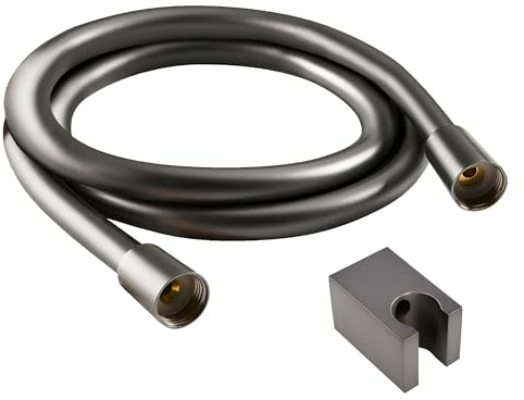 Schöner Wohnen Kollektion Brauseschlauch Tesko, 1,75 m Anschlussschlauch Handbrause, Duschschlauch, Verdrehschutz, Zug- und Knickfest, Industrial
