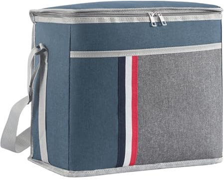 FAVORTALK Lunchtasche für Herren, Isoliertasche für die Arbeit, tragbare Lunchtasche, verdickte Aluminiumfolie, wasserabweisend, thermisch, auslaufsicher, Lunch-Organizer, B33211