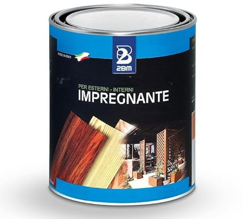 Barniz con disolvente transparente blanco 2BM | Protección de la madera contra el moho, interiores y exteriores | Para muebles, vallas, puertas, persianas, bajeras y revestimientos | Formato 2,5 l