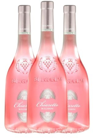 Bulgarini Chiaretto Riviera del Garda Classico 75 cl Rosé-Wein (Karton mit 3 Flaschen von 75 cl)