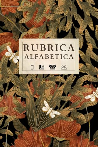 Titolo: Rubrica Telefonica Alfabetica In Formato A5. Agenda Telefonica Alfabetica Per Lettera Ordinati dalla A alla Z, Rubrica Contatti E-mail.