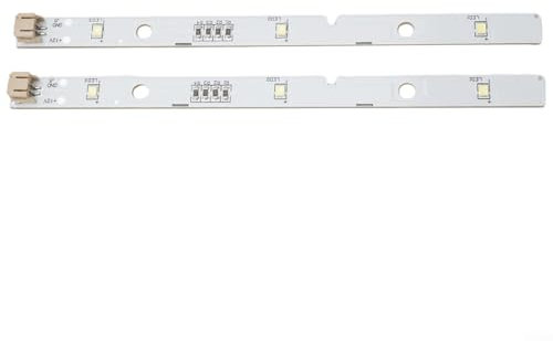 2 tiras de luz LED para RONGSHENG, tiras de luz LED de repuesto para refrigerador DC12V barra de luz LED para nevera modelos HISENSE MDDZ-162A 1629348
